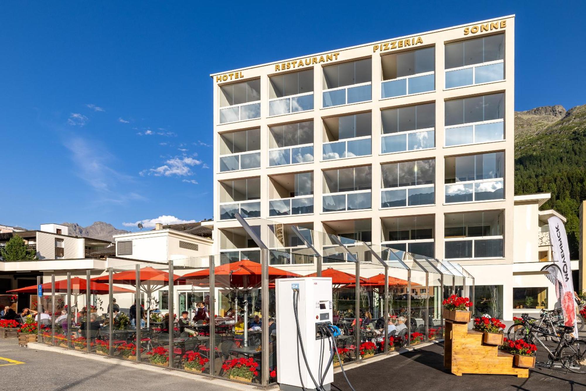 Hotel Sonne St. Moritz 3* Superior Exterior foto